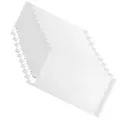Produktbild: 10x Herma Heftschoner Heftumschlag Hefthülle Buchschoner A4 klar 540x265mm 14265
