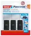 Produktbild: Powerstrips Klebehaken Small Eckig - 3 x selbstklebende Wandhaken - für Kache...
