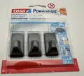 Produktbild: tesa Powerstrips Haken SMALL Rechteck schwarz 3 Haken + 4 Powerstrips Small