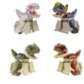 Produktbild: Mattel Jurassic World 4er-Pack Ei zu Dinosaurier“-Verwandlungsspielzeug, Hidden Hatchers-Figuren, Dinosaurier verwandelt sich in 8 Schritten, 2-in-1-Spielzeug HTP69