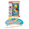 Produktbild: Fisher-Price Kleinkinderspielzeug Holz-Musiktisch mit Percussion-Instrumenten, 3 Holzteile für Kinder ab 2 Jahren, HXT91