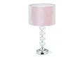 Produktbild: relaxdays Nachttischlampe Tischlampe Kristall und Samt in Rosa