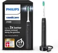 Produktbild: Philips Sonicare 3100 HX3671/14 Schallzahnbürste schwarz Andruckkontrolle Timer
