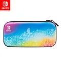 Produktbild: PDP Gaming Offiziell Lizenziert Switch Slim Deluxe Travel Case - STAR SPECTRUM - Semi-Hardshell - Console Stand - PRotective PU Leather - Holds 14 Games - Works mit Switch OLED & Lite