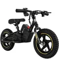 Produktbild: Actionbikes Motors Kinder Balance Bike Elektrofahrrad | 12 Zoll Fahrrad - 250 Watt - Elektro Laufrad mit Scheibenbremsen - Kinder Elektrofahrzeug - Spielzeug ab 3 Jahren (12 Zoll Schwarz Gelb)