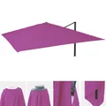 Produktbild: Ersatz-Bezug für Luxus-Ampelschirm MCW-A96, Sonnenschirmbezug Ersatzbezug, 3x3m (Ø4,24m) Polyester 2,7kg ~ lila-violett