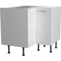 Produktbild: Optifit Küchen-Eck-Unterschrank Bengt932 90/90 cm x 87 cm x 58,4 cm Weiß