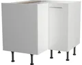 Produktbild: Optifit Eckunterschrank Bengt932 BxTxH 90 x 58,4 x 87 cm weiß matt zerlegt Ansch
