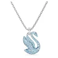 Produktbild: SWAROVSKI Damen Anhänger Schwan Blau Rhodiniert SWAN 5660594