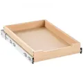 Produktbild: VEVOR Ausziehbarer Schrank-Organizer Schrankschublade Regal (356 x 533 x 76 mm) mit sanftem Schlie_mechanismus, Holz-Schiebeschublade Unter- und