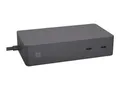 Produktbild: Microsoft Surface Dock 2 - Dockingstation - Surface Connect - 2 x USB-C - GigE - 199 Watt - für Surface Go, Go 2, Pro (Mitte 2017)