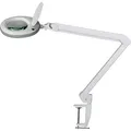 Produktbild: Lumeno Lupenleuchte 7218 MKIII, mit Tischklemme, 8 Dioptrien (3-fach), LED, Linsen-Ø: 127 mm, Gehäuse: grau