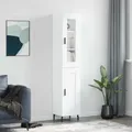 Produktbild: vidaXL Highboard Weiß 34,5x34x180 cm Holzwerkstoff