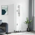 Produktbild: Highboard Weiß 34,5x34x180 cm Holzwerkstoff