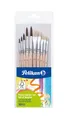 Produktbild: Pelikan Pinsel Starter-Set mit 5 Haar- und 5 Borstenpinseln, für die Schule, 10 Stück