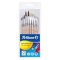 Produktbild: Pelikan Pinsel Starter-Set mit 5 Haar- und 5 Borstenpinseln Pinselset Set Malen