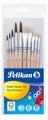 Produktbild: Pelikan Pinsel Starter-Set10-teilig: 5 Borstenpinsel Malpinsel +  5 HaarPinsel