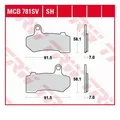 Produktbild: TRW MCB781SH Bremsbelagsatz Scheibenbremse