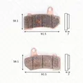 Produktbild: Bremsklötze Scheibenbremsbeläge MCB 781 SH mit ABE disc brake pad homologated