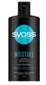 Produktbild: 12,80€/L- 6x Syoss Shampoo Men - Moisture - trockenes / kraftloses Haar- 440ml