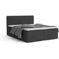 Produktbild: Deine Möbel 24 Boxbett, Anthrazit, Holz, Holzwerkstoff, Textil, H4, 180x200 cm, Schlafzimmer, Betten, Boxspringbetten