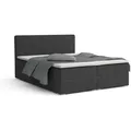 Produktbild: BOXBETT LON IV 180/200 in Cord Anthrazit H4 - Grau/Creme/Beige/Hellgrau/Schwarz