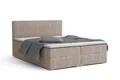 Produktbild: Deine Möbel 24 Boxspringbett LON IV Boxspring Komplettbett Polsterbett Bonellfederkernmatratzen (Cord Beige Creme Grau Dunkelgrau Graphit Schwarz, 3-St., Boxbett Cord Cord-Samt 140x200 160x200 180x200 200x200), inkl. Bettkasten Topper Matratzen H3 H4