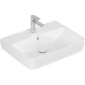 Produktbild: V&B Waschtisch O.NOVO 60x46cm, eck, m HL, mit Überlauf, weiß