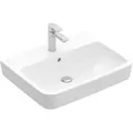 Produktbild: Villeroy&boch - O.novo - Waschbecken 60x46 Cm, Mit Überlauf, Mit Hahnloch, Alpinweiß 4a416001