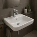 Produktbild: Villeroy & Boch Bad Waschtisch O.NOVO 600x460mm Weiß Waschbecken Möbelwaschtisch