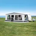 Produktbild: dwt Stella Vorderwand für Vorzelt Gr. 15 Camping Wohnwagen grau 1800457