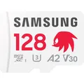 Produktbild: 128GB SAMSUNG Sonic microSD Speicherkarte UHS-I U3 Full HD 4K UHD 180MB/s Read 130MB/s Write für Handheld-Konsolen inkl. SD-Adapter