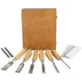 Produktbild: bestTools Stechbeitel Set 6-teilig aus Chrom-Vanadium Stahl für Holz