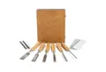 Produktbild: bestTools Stechbeitel Stechbeitel Set 6-teilig aus Chrom-Vanadium Stahl für Holz, Mit Schleifstein & Holzkiste präzise Stemmeisen für Profis