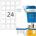 Produktbild: HERMA Special Papier matt permanent selbstklebend weiß 40 x mm 600 Etiketten 25 Bogen x 24 undurchsichtige Aktenetiketten (9642)
