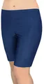 Produktbild: Aquarti Damen Schwimmradler Badehose Schwimmhose große Größen, Farbe: Dunkelblau, Größe: 52