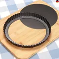 Produktbild: Quicheform 28 cm,Tarteform mit Hebeboden,Tarte Form,Antihaftbeschichtete Quiche