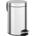 Produktbild: Abfallbehälter Hewi, Softclose, Edelstahl hochglanzpoliert, 3 Liter - 950.05.30540