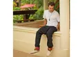 Produktbild: virblatt Haremshose Herren, 100 % Baumwolle, Aladinhose Herren Pumphose Goa Hose 2 Eingriffstaschen