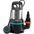 Produktbild: Schmutzwasser-Tauchpumpe 16000, Tauch- / Druckpumpe schwarz/edelstahl, 450 Watt