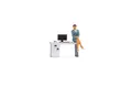 Produktbild: NOCH H0 16517 Tiny-Scenes „Im Büro“ - NEU + OVP