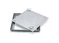 Produktbild: ZARGES Schachtabdeckung Aluminium 600 x 600 mm Außenmaß 760 x 760 mm (47021)