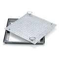 Produktbild: Zarges Aluminium Schachtabdeckung mit verzinkter Stahldeckplatte 600 mm x 600 mm
