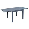 Produktbild: Garden Pleasure Gartentisch ELENA anthrazit quadratisch 90,0 x 90,0 / 180,0 x 75,0 cm
