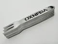 Produktbild: OXNFEIA® Pommesgabel 10 Stk Made in Germany Edelstahl Currywurst Metallgabel