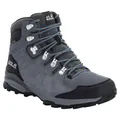 Produktbild: Jack Wolfskin Wanderschuhe Refugio Texapore MID - Veloursleder, wasserdicht - grau/schwarz Herren, Größe Euro (US): 44,5 (11)