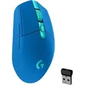 Produktbild: Logitech G G305 - Maus - optisch - 6 Tasten - kabellos - 2.4 GHz - kabelloser Empfänger (USB) - Blau