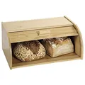 Produktbild: Kesper Brotkasten, Bambusholz, mit Rollklappe braun