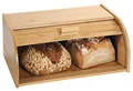 Produktbild: Kesper Brotkasten Brotbox Brotdose Bambus mit Rollklappe 40x27x17 cm