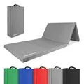 Produktbild: MSPORTS Turnmatte Premium klappbare Weichbodenmatte 190 x 80 x 5 cm Gymnastikmatte Sportmatte für zuhause Kinder Erwachsene (Grau, 190 x 80 x 5 cm)